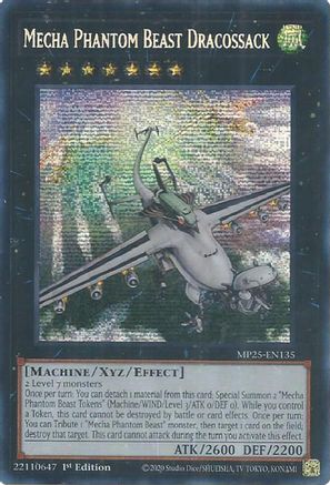 Mecha Phantom Beast Dracossack (Prismatic Secret Rare) (MP25-EN135) - 2025 Mega-Pack 1st Edition