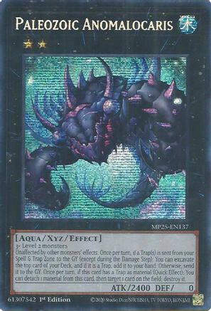 Paleozoic Anomalocaris (Prismatic Secret Rare) (MP25-EN137) - 2025 Mega-Pack 1st Edition