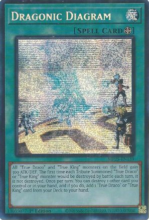 Dragonic Diagram (Prismatic Secret Rare) (MP25-EN139) - 2025 Mega-Pack 1st Edition