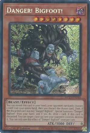 Danger! Bigfoot! (Prismatic Secret Rare) (MP25-EN140) - 2025 Mega-Pack 1st Edition