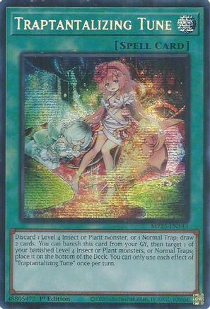 Traptantalizing Tune (Prismatic Secret Rare) (MP25-EN143) - 2025 Mega-Pack 1st Edition
