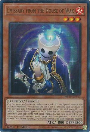 Emissary from the House of Wax (Ultra Rare) (MP25-EN160) - 2025 Mega-Pack 1st Edition