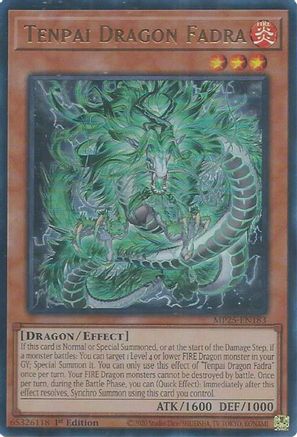 Tenpai Dragon Fadra (Ultra Rare) (MP25-EN183) - 2025 Mega-Pack 1st Edition