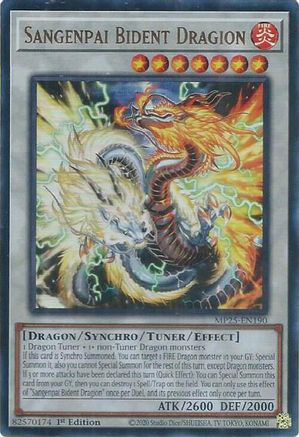 Sangenpai Bident Dragion (Ultra Rare) (MP25-EN190) - 2025 Mega-Pack 1st Edition