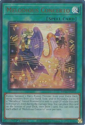 Melodious Concerto (Ultra Rare) (MP25-EN195) - 2025 Mega-Pack 1st Edition