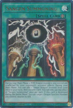 Sangen Summoning (Ultra Rare) (MP25-EN197) - 2025 Mega-Pack 1st Edition