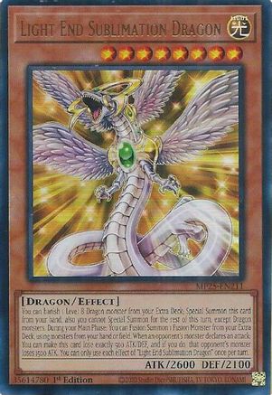 Light End Sublimation Dragon (Ultra Rare) (MP25-EN211) - 2025 Mega-Pack 1st Edition