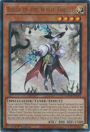 Rucia of the White Forest (Ultra Rare) (MP25-EN215) - 2025 Mega-Pack 1st Edition