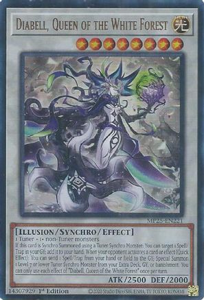Diabell, Queen of the White Forest (Ultra Rare) (MP25-EN221) - 2025 Mega-Pack 1st Edition