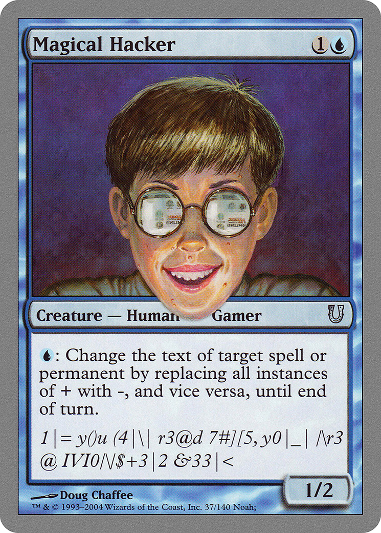 Magical Hacker (UNH-037) [Unhinged] Foil