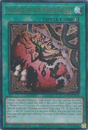 Scourge of the White Forest (Ultra Rare) (MP25-EN250) - 2025 Mega-Pack 1st Edition