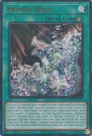 Primite Roar (Ultra Rare) (MP25-EN252) - 2025 Mega-Pack 1st Edition