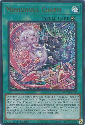 Mimighoul Charm (Ultra Rare) (MP25-EN260) - 2025 Mega-Pack 1st Edition