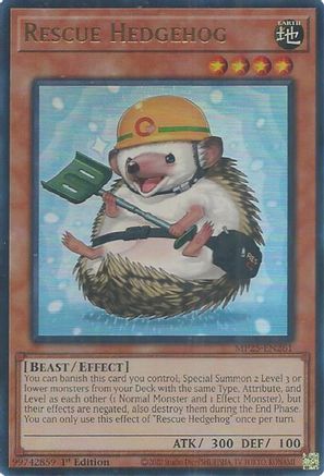 Rescue Hedgehog (Ultra Rare) (MP25-EN261) - 2025 Mega-Pack 1st Edition
