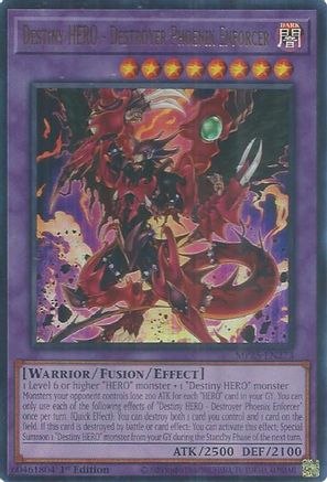 Destiny HERO - Destroyer Phoenix Enforcer (Ultra Rare) (MP25-EN273) - 2025 Mega-Pack 1st Edition