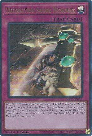 Destruction Sword Memories (Ultra Rare) (MP25-EN281) - 2025 Mega-Pack 1st Edition