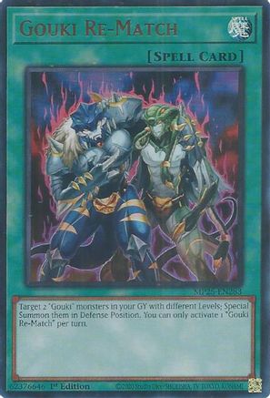 Gouki Re-Match (Ultra Rare) (MP25-EN283) - 2025 Mega-Pack 1st Edition