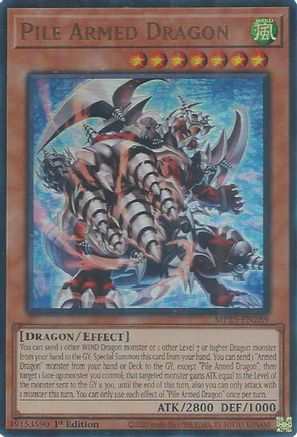 Pile Armed Dragon (Ultra Rare) (MP25-EN289) - 2025 Mega-Pack 1st Edition