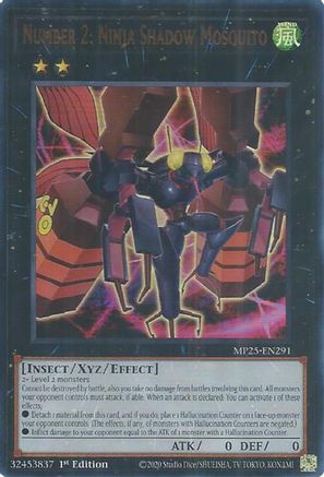 Number 2: Ninja Shadow Mosquito (Ultra Rare) (MP25-EN291) - 2025 Mega-Pack 1st Edition