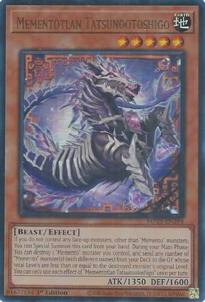 Mementotlan Tatsunootoshigo (Ultra Rare) (MP25-EN294) - 2025 Mega-Pack 1st Edition