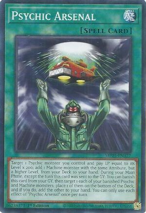 Psychic Arsenal (Common) (MP25-EN327) - 2025 Mega-Pack 1st Edition