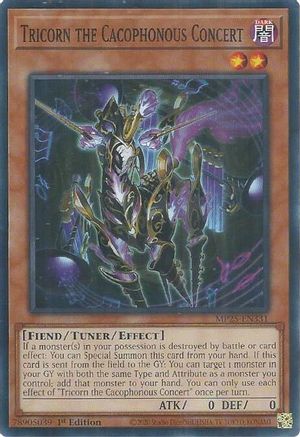 Tricorn the Cacophonous Concert (Common) (MP25-EN331) - 2025 Mega-Pack 1st Edition