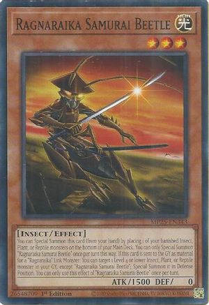 Ragnaraika Samurai Beetle (Common) (MP25-EN343) - 2025 Mega-Pack 1st Edition
