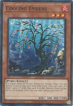 Cooling Embers (Common) (MP25-EN351) - 2025 Mega-Pack 1st Edition