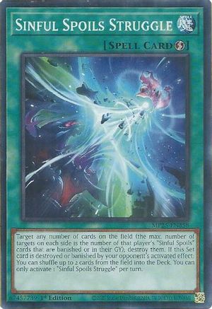 Sinful Spoils Struggle (Common) (MP25-EN358) - 2025 Mega-Pack 1st Edition