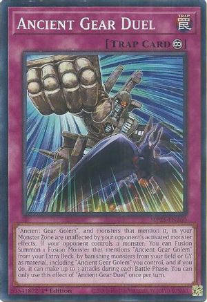 Ancient Gear Duel (Common) (MP25-EN360) - 2025 Mega-Pack 1st Edition