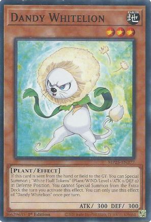 Dandy Whitelion (Common) (MP25-EN377) - 2025 Mega-Pack 1st Edition