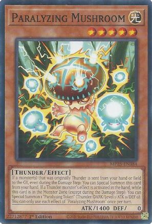 Paralyzing Mushroom (Common) (MP25-EN384) - 2025 Mega-Pack 1st Edition