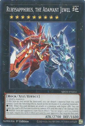 Rubysapphirus, the Adamant Jewel (Common) (MP25-EN414) - 2025 Mega-Pack 1st Edition