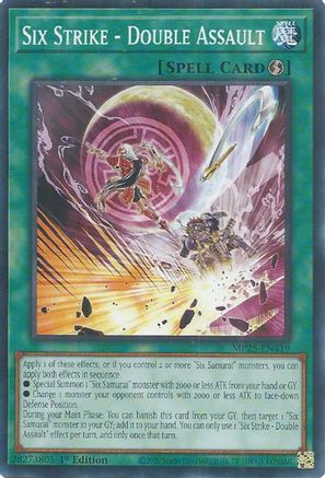Six Strike - Double Assault (Common) (MP25-EN419) - 2025 Mega-Pack 1st Edition