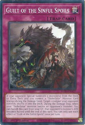 Guilt of the Sinful Spoils (Common) (MP25-EN427) - 2025 Mega-Pack 1st Edition