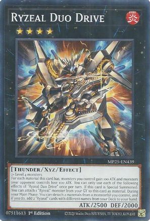 Ryzeal Duo Drive (Common) (MP25-EN439) - 2025 Mega-Pack 1st Edition