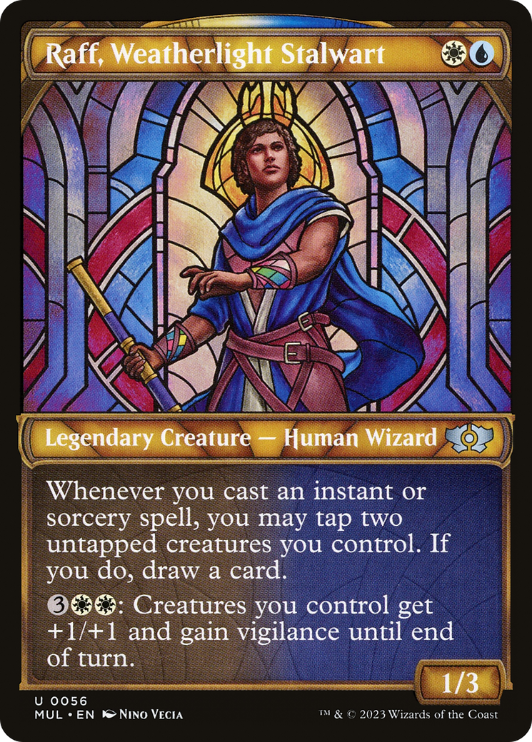 Raff, Weatherlight Stalwart (MUL-056) (Showcase) [Multiverse Legends] Foil