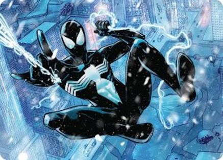 Spectacular Spider-Man (Black) Art Card (AASPM-052) [Art Series: Marvel's Spider-Man]
