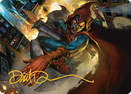 Hobgoblin, Mantled Marauder Art Card (Gold-Stamped Signature) (AASPM-015) [Art Series: Marvel's Spider-Man]