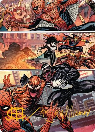 Maximum Carnage Art Card (Gold-Stamped Signature) (AASPM-046) [Art Series: Marvel's Spider-Man]