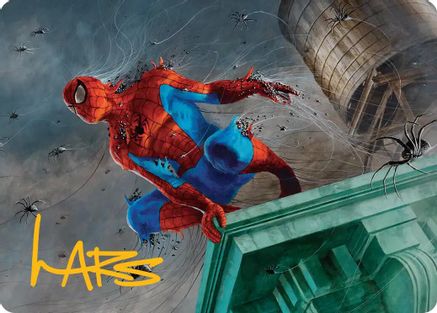 Spiders-Man, Heroic Horde Art Card (Gold-Stamped Signature) (AASPM-021) [Art Series: Marvel's Spider-Man]