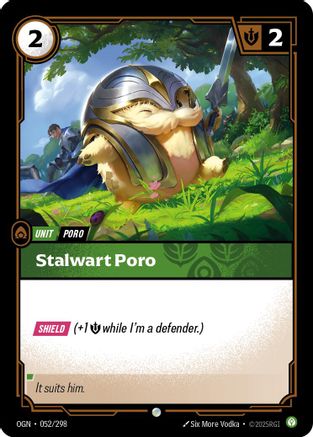 Stalwart Poro (052/298) - Origins Foil