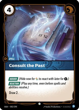 Consult the Past (083/298) - Origins