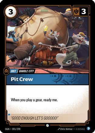 Pit Crew (091/298) - Origins Foil