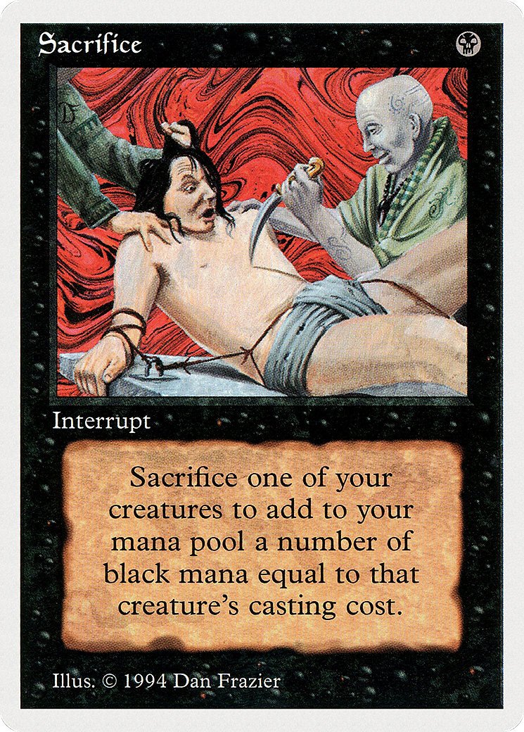 Sacrifice (SUM-126) [Summer Magic / Edgar]