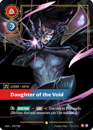 Kai'Sa - Daughter of the Void (Showcase) (299/298) - Origins Foil