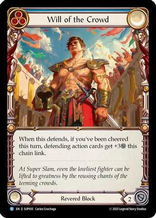 Will of the Crowd (SUP035) - Super Slam Rainbow Foil
