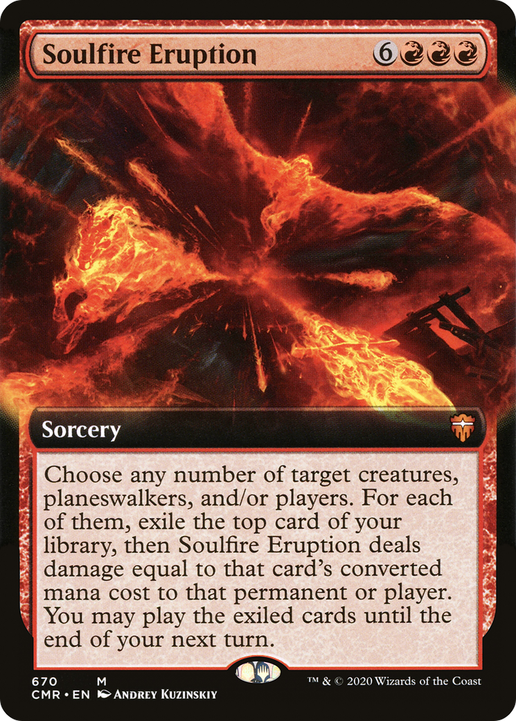 Soulfire Eruption (Extended Art) (CMR-670) [Commander Legends]