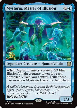 Mysterio, Master of Illusion (PRE-037) [Prerelease Cards] Foil