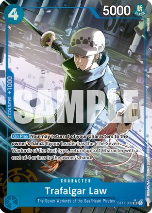 Trafalgar Law - ST17-002 (Alternate Art) (ST17-002) - Premium Booster -The Best- Vol. 2 Foil